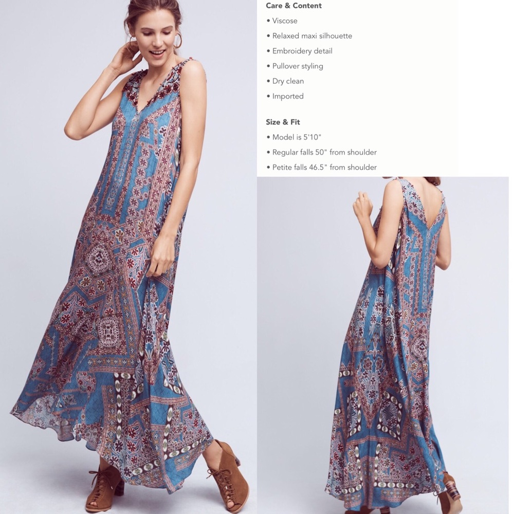 ⭕️Sold⭕️Zarna Maxi Dress by Hemant and Nandita, SP